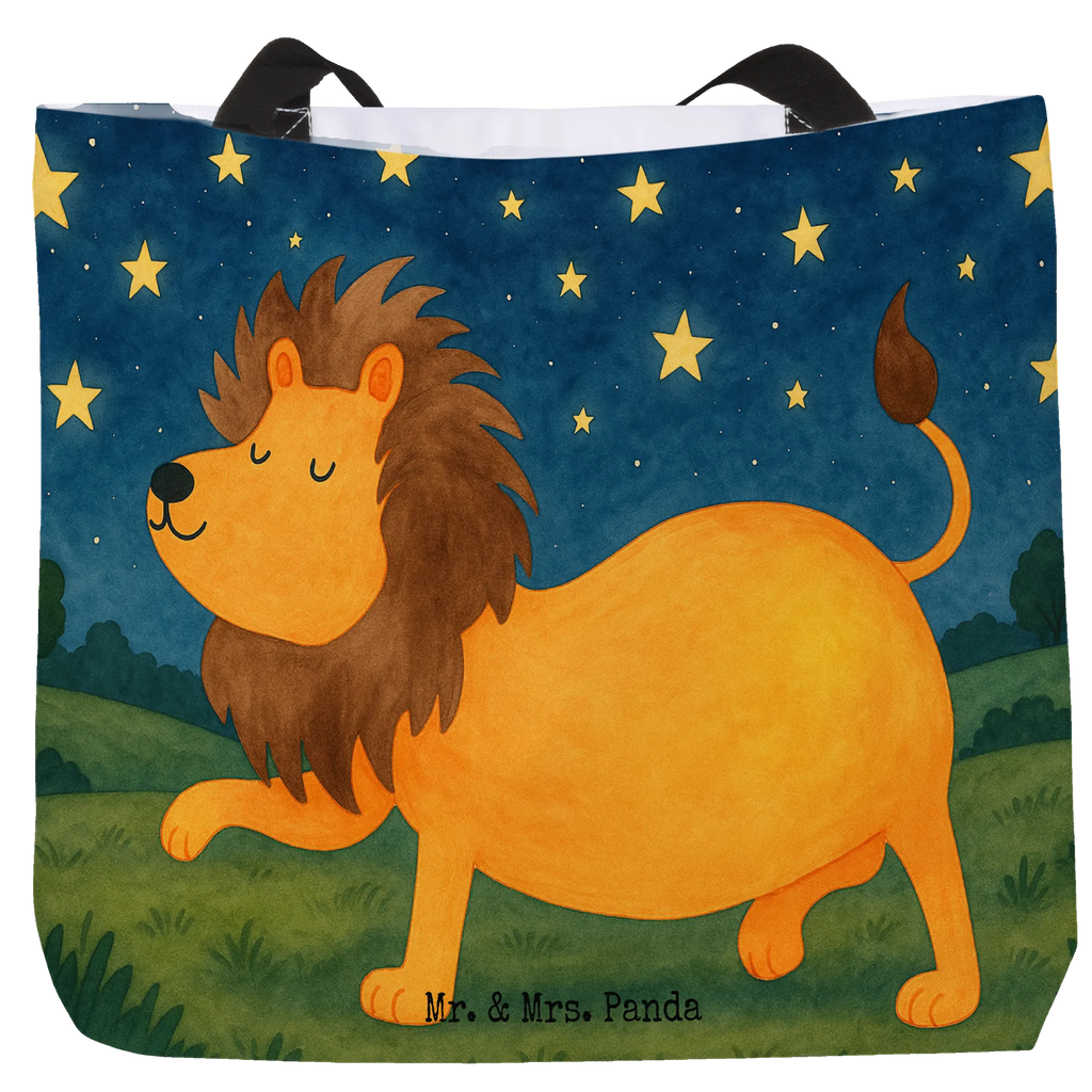 Shopper Sternzeichen Löwe Design Strandtasche, Beutel, Shopper, Tragebeutel, Einkaufsbeutel, Schultasche, Schulbeutel, Freizeittasche, Einkaufstasche, Alltagstasche, Tasche, Tierkreiszeichen, Sternzeichen, Horoskop, Astrologie, Aszendent, Geburtstag August, Geschenk Juli, Geschenk August, Geburtstag Juli, Löwe Geschenk, König der Tiere, Löwe Sternzeichen