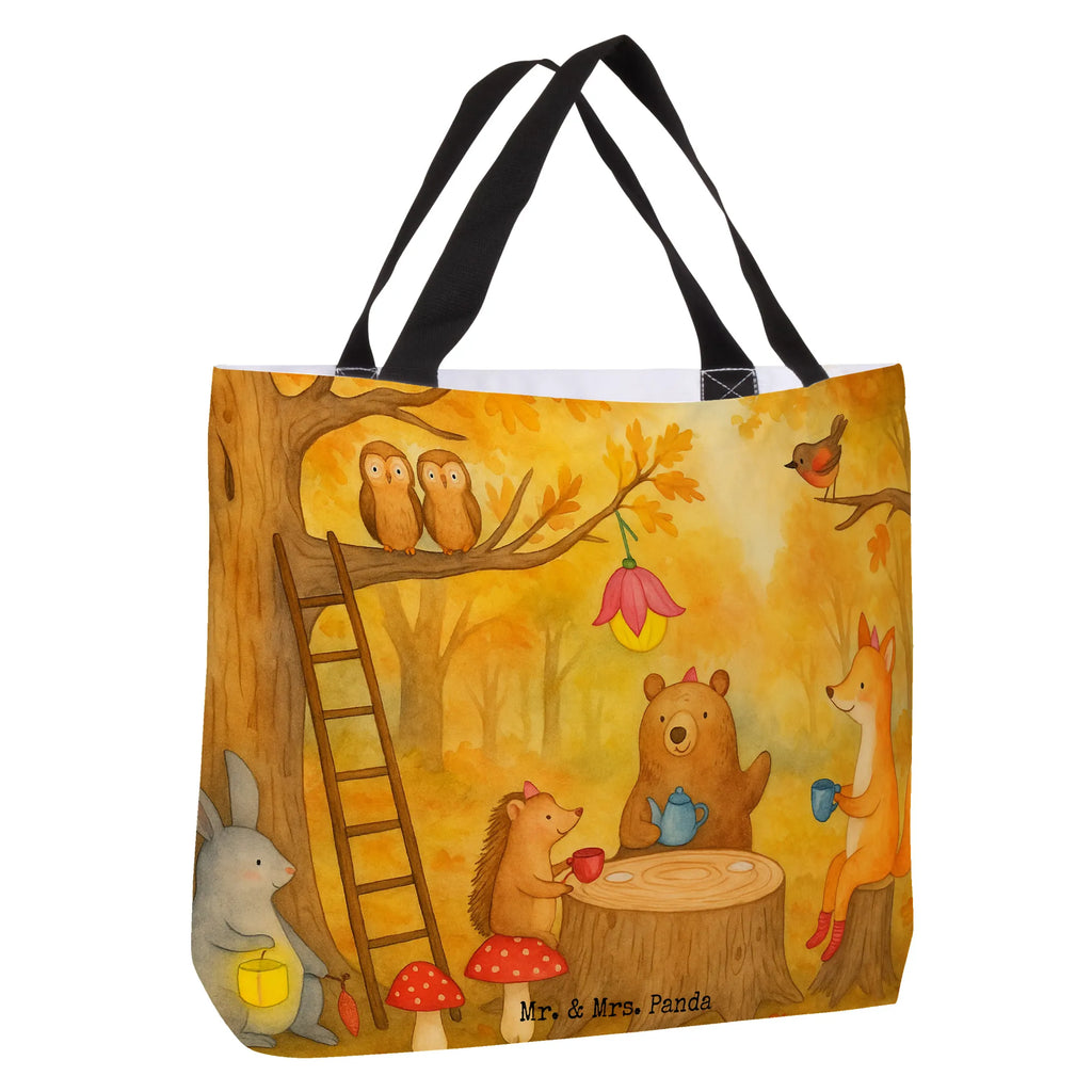 Shopper zwierzęta leśne piknik Design Beutel, Einkaufstasche, Tasche, Strandtasche, Einkaufsbeutel, Shopper, Schultasche, Freizeittasche, Tragebeutel, Schulbeutel, Alltagstasche, Tiermotive, Gute Laune, lustige Sprüche, Tiere, Waldtiere, Picknick, Wald, Fuchs, Hase, Igel, Maus, Eichhörnchen