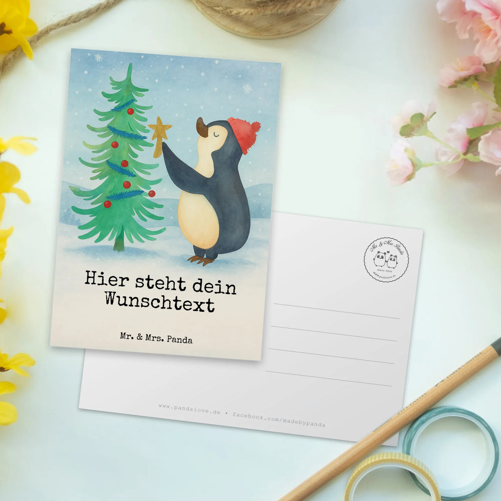 Personalised postcard penguin Christmas tree Design Karte mit Wunschtext, Postkarte Personalisierbar, Einladung mit Wunschtext, Postkarte mit Namen, Grußkarte mit Wunschtext, Geschenkkarte mit Wunschtext, Karte mit Namen, Grußkarte mit Namen, Postkarte Bedrucken, Geschenkkarte mit Namen, Ansichtskarte mit Wunschtext, Ansichtskarte mit Namen, Einladung mit Namen, Postkarte mit Wunschtext, Winter, Nikolaus, Advent, Heiligabend, Wintermotiv, Weihnachten, Weihnachtsdeko, Pinguin