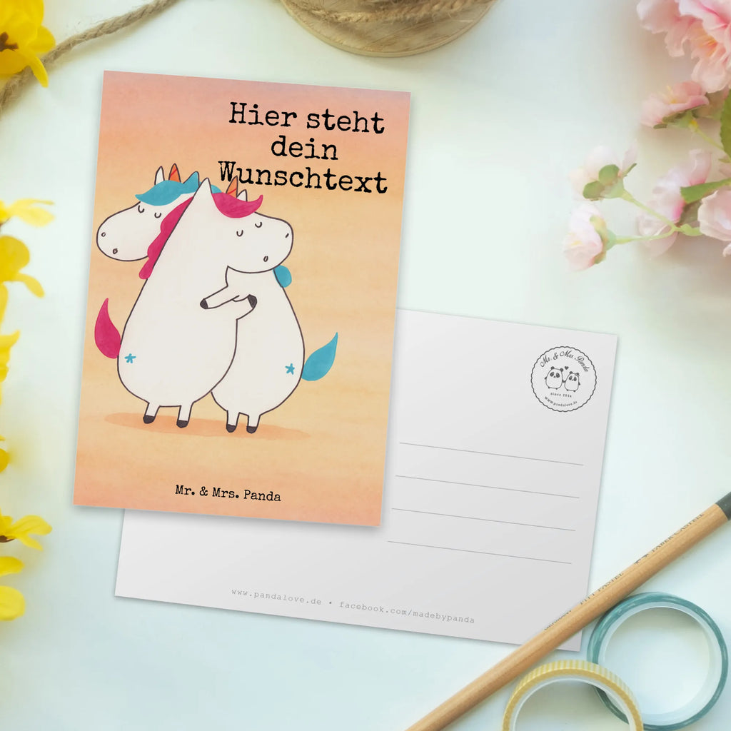 Personalised postcard Jednorożce Przytulanie Design Karte mit Wunschtext, Postkarte mit Wunschtext, Grußkarte mit Namen, Postkarte personalisierbar, Geschenkkarte mit Wunschtext, Postkarte mit Namen, Einladung mit Wunschtext, Grußkarte mit Wunschtext, Ansichtskarte mit Namen, Postkarte bedrucken, Geschenkkarte mit Namen, Einladung mit Namen, Ansichtskarte mit Wunschtext, Karte mit Namen, Einhorn, Einhörner, Einhorn Deko, Unicorn, Sister, Schwestern, Familie, Freundinnen, Geschwister, Freundin, Schwester, Liebe, BFF