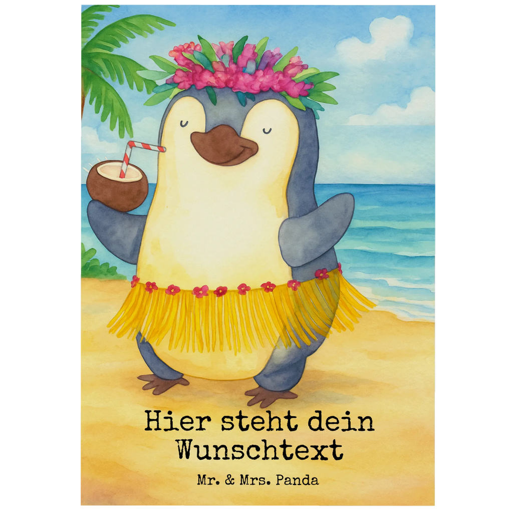 Personalised postcard Penguin coconut Design Grußkarte mit Wunschtext, Karte mit Namen, Geschenkkarte mit Namen, Ansichtskarte mit Wunschtext, Karte mit Wunschtext, Postkarte bedrucken, Postkarte personalisierbar, Einladung mit Wunschtext, Einladung mit Namen, Postkarte mit Namen, Grußkarte mit Namen, Ansichtskarte mit Namen, Postkarte mit Wunschtext, Geschenkkarte mit Wunschtext, Pinguin, Hawaii, Pinguine, Urlaub, Aloha, Kokosnuss