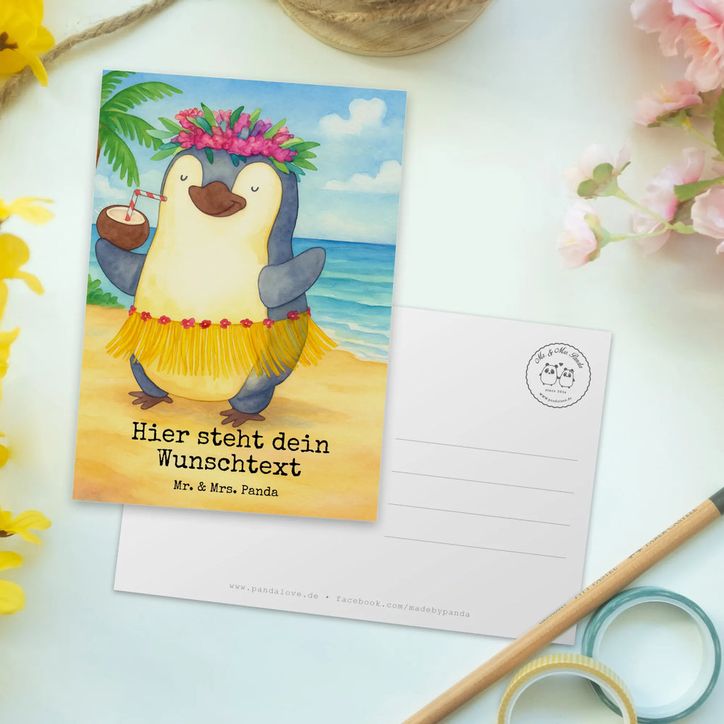 Personalised postcard Penguin coconut Design Grußkarte mit Wunschtext, Karte mit Namen, Geschenkkarte mit Namen, Ansichtskarte mit Wunschtext, Karte mit Wunschtext, Postkarte bedrucken, Postkarte personalisierbar, Einladung mit Wunschtext, Einladung mit Namen, Postkarte mit Namen, Grußkarte mit Namen, Ansichtskarte mit Namen, Postkarte mit Wunschtext, Geschenkkarte mit Wunschtext, Pinguin, Hawaii, Pinguine, Urlaub, Aloha, Kokosnuss