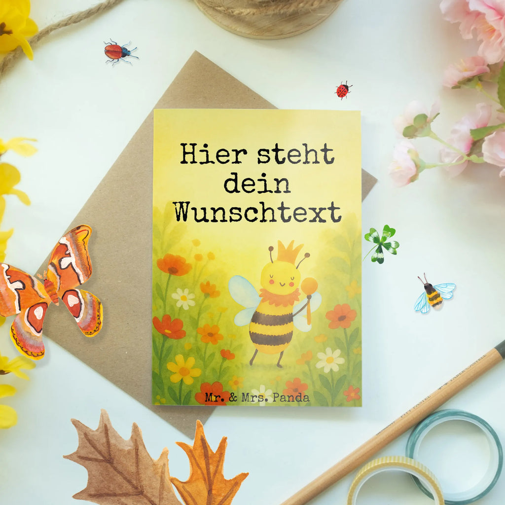 Personalisierte Grußkarte Biene König Design Personalisierte Glückwunschkarte, Grußkarte als Geldgeschenk, Grußkarten personalisiert, Personalisierte Grußkarte, Grußkarte mit persönlichen Nachrichten, Personalisierte Einladungskarte, Personalisierte Geburtstagskarte, Grußkarte selbst gestalten, Personalisierte Hochzeitskarte, Grußkarte mit Namen, Grußkarte selber drucken, Personalisiertere Klappkarte, Personalisierte Karte, Biene, Wespe, Hummel