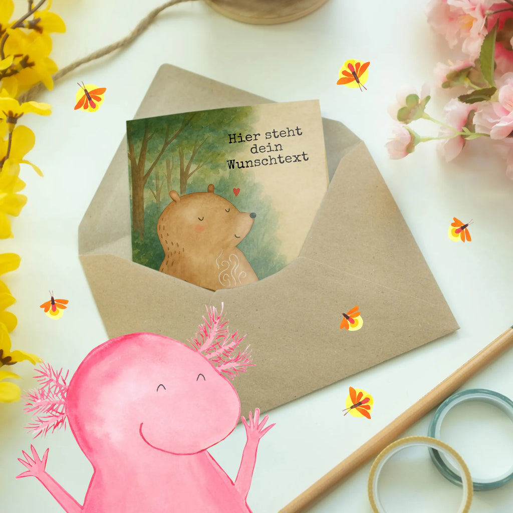 Personalisierte Grußkarte Bär Kaffee Design Grußkarte selber drucken, Grußkarte als Geldgeschenk, Personalisiertere Klappkarte, Personalisierte Einladungskarte, Grußkarte mit Namen, Grußkarte selbst gestalten, Grußkarte mit persönlichen Nachrichten, Personalisierte Karte, Grußkarten personalisiert, Personalisierte Hochzeitskarte, Personalisierte Geburtstagskarte, Personalisierte Glückwunschkarte, Personalisierte Grußkarte, Bär, Teddy, Teddybär, Welt erobern, Morgenroutine, guten Morgen, Motivation, Coffee, Welt retten, Bären, Kaffee