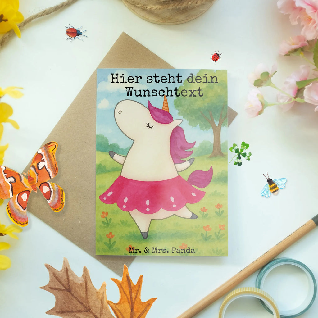 Personalisierte Grußkarte Einhorn Ballerina Design Grußkarte selber drucken, Personalisierte Einladungskarte, Personalisierte Geburtstagskarte, Grußkarte selbst gestalten, Personalisiertere Klappkarte, Personalisierte Karte, Grußkarte als Geldgeschenk, Personalisierte Hochzeitskarte, Grußkarte mit Namen, Personalisierte Grußkarte, Grußkarten personalisiert, Grußkarte mit persönlichen Nachrichten, Personalisierte Glückwunschkarte, Einhorn, Einhörner, Einhorn Deko, Unicorn, Spaß, Party, Feiern, Lebensfreude, Tänzerin, Ballerina, Wohnung, Lebenslust, Geburtstag, Tanzen