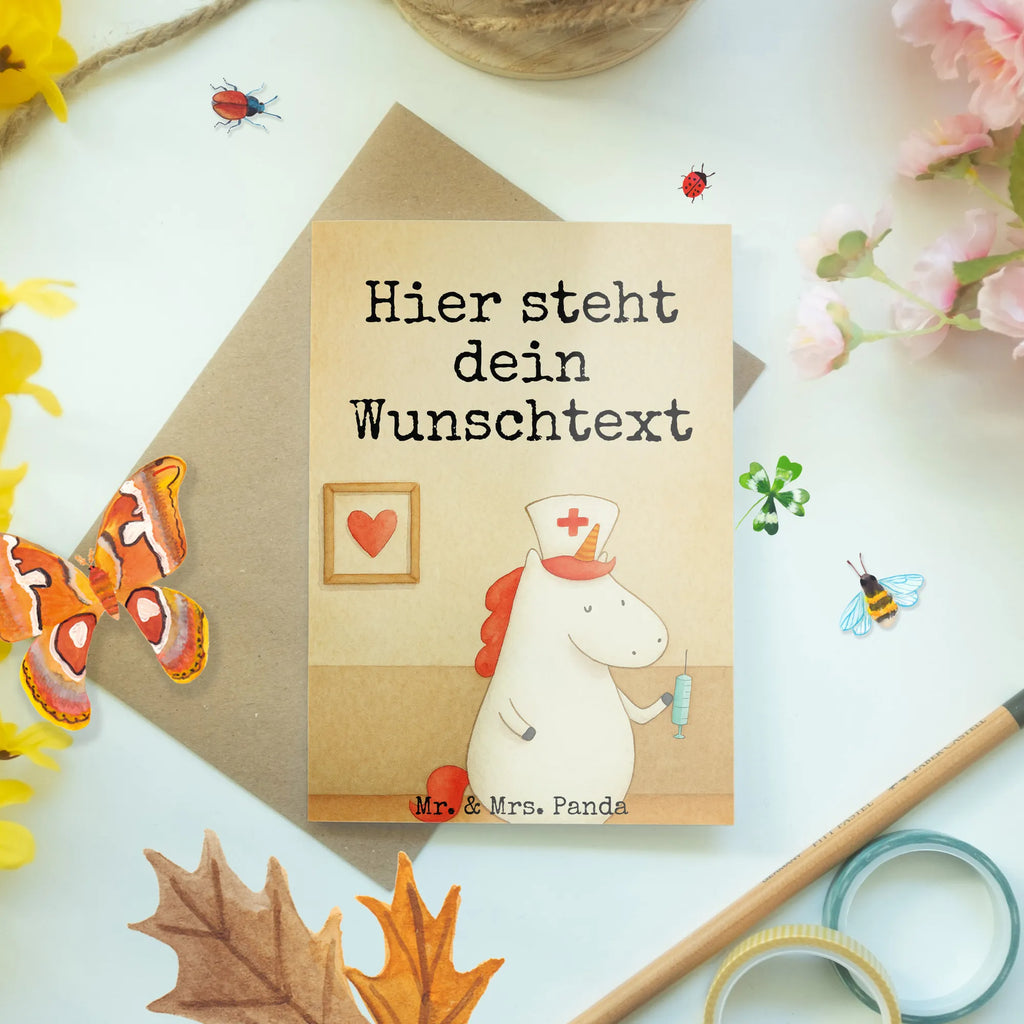 Personalised greetings card Jednorożec Pielęgniarka Design Personalisierte Hochzeitskarte, Grußkarte mit persönlichen Nachrichten, Grußkarte selber drucken, Personalisierte Geburtstagskarte, Personalisierte Glückwunschkarte, Personalisierte Karte, Personalisierte Einladungskarte, Personalisiertere Klappkarte, Personalisierte Grußkarte, Grußkarte mit Namen, Grußkarte als Geldgeschenk, Grußkarte selbst gestalten, Grußkarten personalisiert, Einhorn, Einhörner, Einhorn Deko, Unicorn, Krankenschwester Geschenk, Krankenpfleger Geschenk, Krankenpflegerin, Krankenhaus, Krankenschwester Dankeschön, Ärztin Geschenk