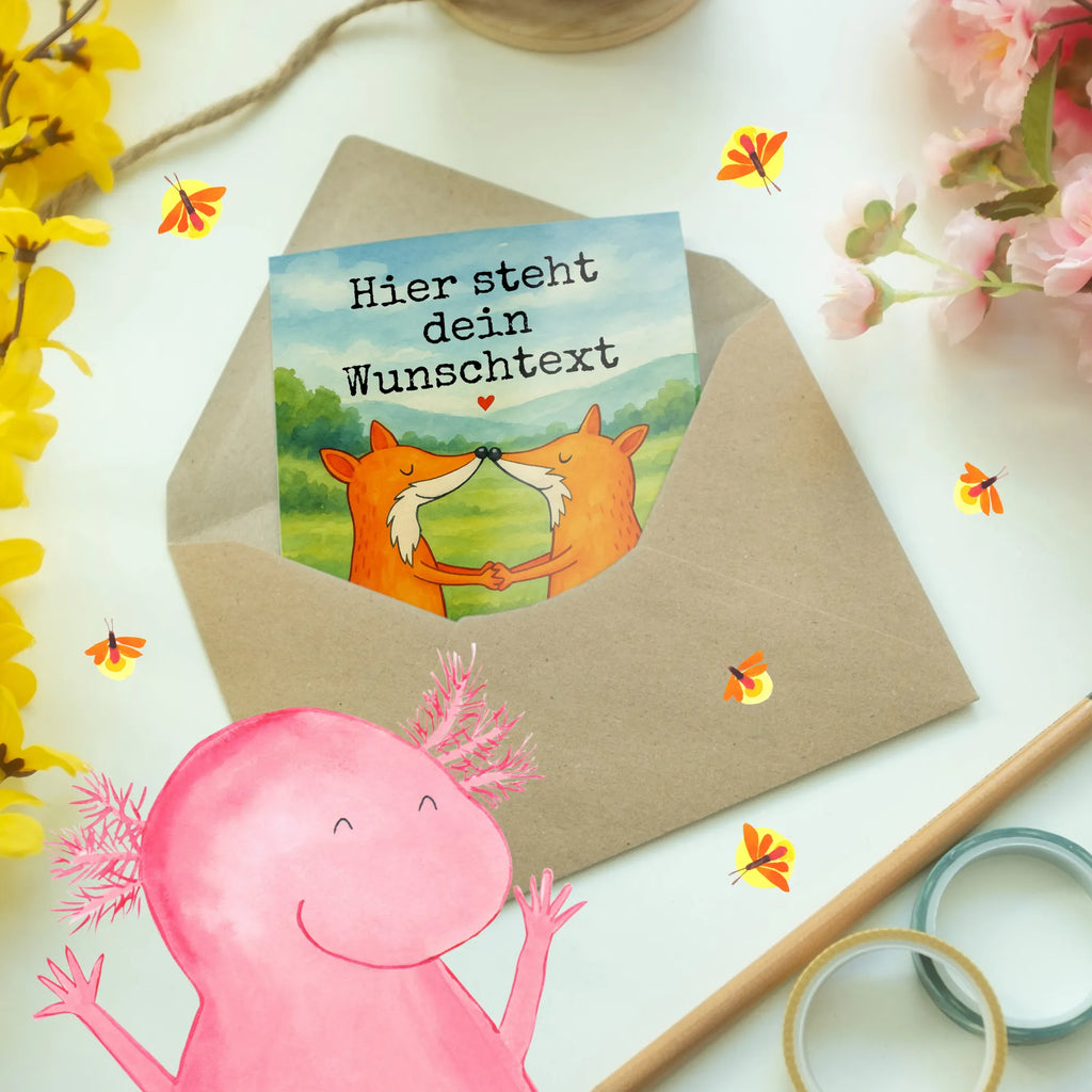 Personalised greetings card foxes Love Design Personalisierte Einladungskarte, Grußkarte selber drucken, Grußkarte als Geldgeschenk, Personalisierte Geburtstagskarte, Grußkarten personalisiert, Personalisierte Glückwunschkarte, Personalisiertere Klappkarte, Grußkarte mit persönlichen Nachrichten, Personalisierte Karte, Personalisierte Hochzeitskarte, Personalisierte Grußkarte, Grußkarte mit Namen, Grußkarte selbst gestalten, Fuchs, Ehefrau, Freundin, Verlobte, Freund, Fox, Liebe, Ehemann, Liebespaar, Liebesbeweis, Paar, Füchse, Partner, Ehe