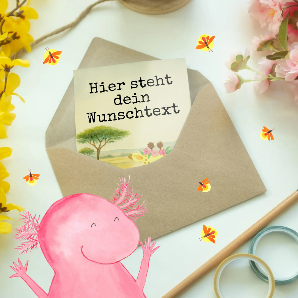 Personalised greetings card żyrafa Wieniec kwiatów Design Personalisierte Hochzeitskarte, Grußkarte mit Namen, Grußkarten personalisiert, Personalisierte Karte, Grußkarte als Geldgeschenk, Personalisierte Glückwunschkarte, Personalisierte Grußkarte, Personalisierte Einladungskarte, Grußkarte selber drucken, Grußkarte selbst gestalten, Personalisierte Geburtstagskarte, Personalisiertere Klappkarte, Grußkarte mit persönlichen Nachrichten, Afrika, Wildtiere, Freundin, Abenteurer, Blumenkranz, Giraffe, Selbstliebe