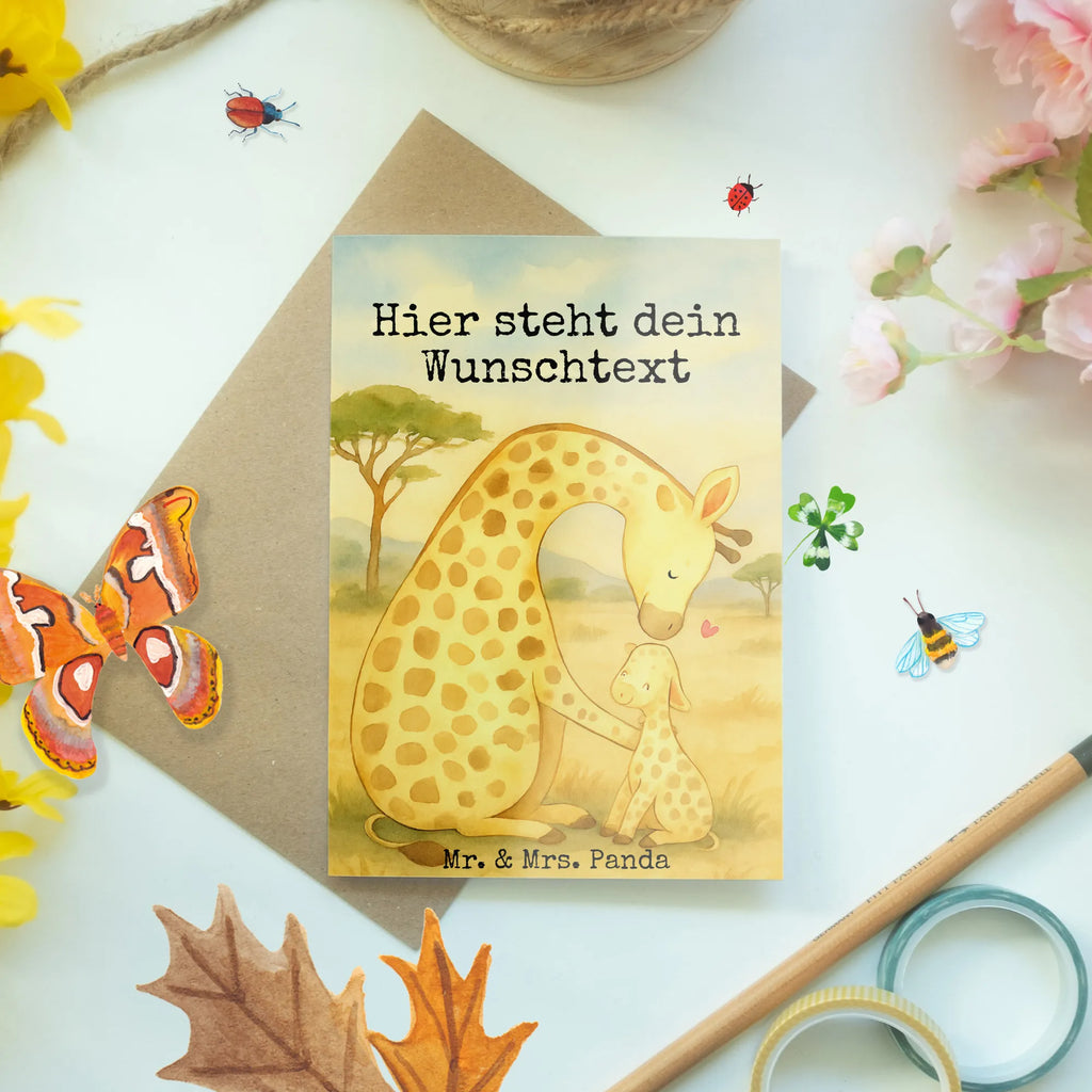 Personalisierte Grußkarte Giraffe Kind Design Grußkarte selber drucken, Grußkarte selbst gestalten, Grußkarten personalisiert, Personalisierte Geburtstagskarte, Grußkarte mit Namen, Grußkarte mit persönlichen Nachrichten, Personalisierte Glückwunschkarte, Grußkarte als Geldgeschenk, Personalisierte Karte, Personalisierte Grußkarte, Personalisiertere Klappkarte, Personalisierte Hochzeitskarte, Personalisierte Einladungskarte, Afrika, Wildtiere, Lieblingsmensch, Sohn, Mama, Tochter, Giraffe, Mutter, Kind