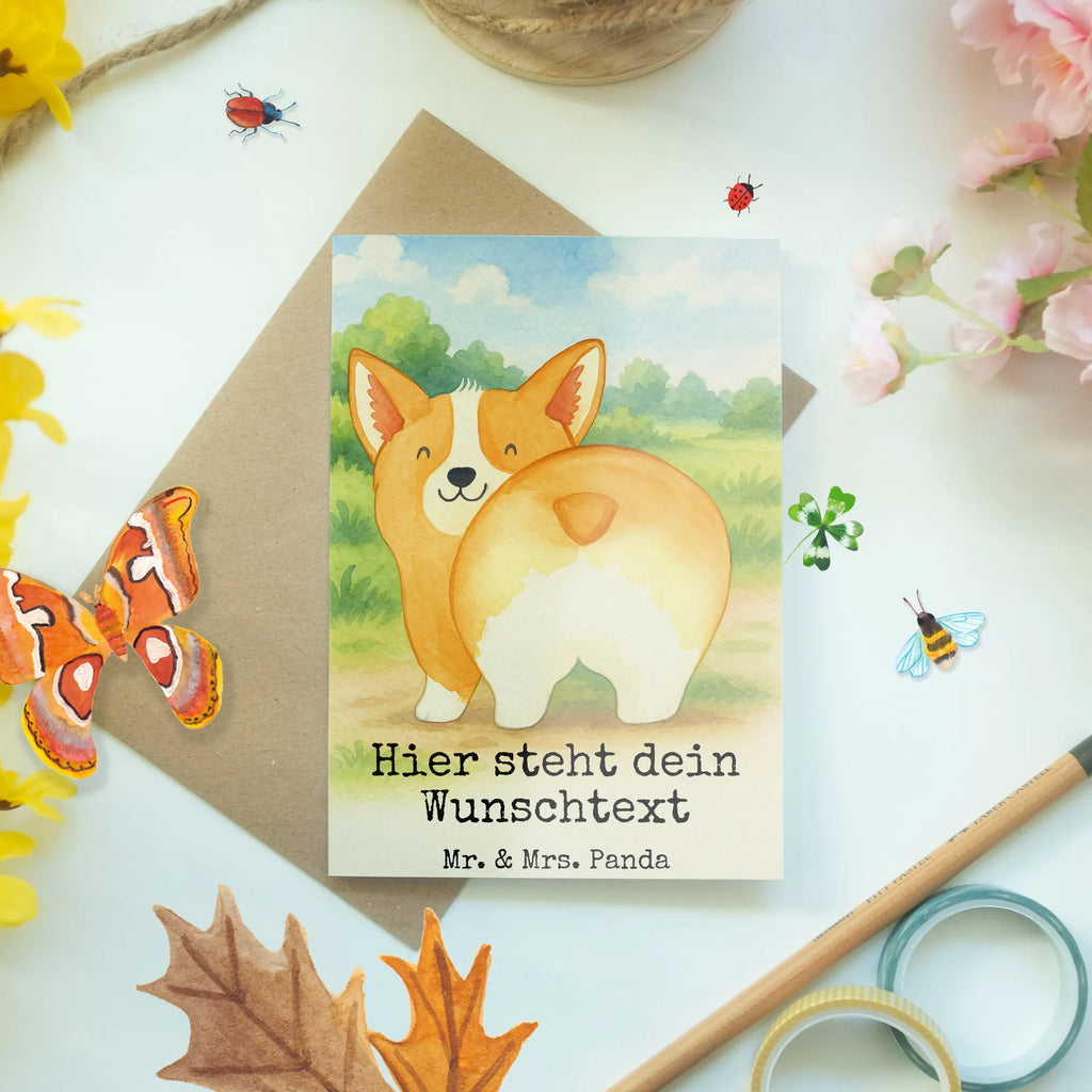 Personalisierte Grußkarte Corgi Po Design Grußkarte selber drucken, Personalisierte Glückwunschkarte, Personalisierte Geburtstagskarte, Grußkarten personalisiert, Grußkarte selbst gestalten, Personalisierte Grußkarte, Personalisierte Einladungskarte, Personalisierte Karte, Personalisiertere Klappkarte, Grußkarte mit persönlichen Nachrichten, Grußkarte als Geldgeschenk, Grußkarte mit Namen, Personalisierte Hochzeitskarte, Hund, Hundemotiv, Haustier, Hunderasse, Tierliebhaber, Hundebesitzer, Sprüche, Spruch, Corgie, Selbstliebe, Motivation, Hundeliebe
