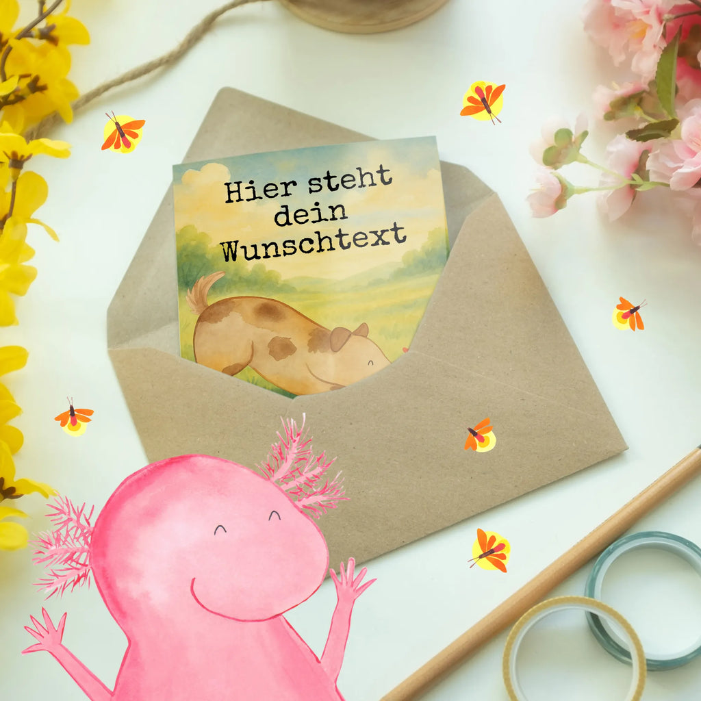 Personalised greetings card Dog ladybug Design Personalisierte Geburtstagskarte, Grußkarte mit persönlichen Nachrichten, Grußkarte als Geldgeschenk, Grußkarte mit Namen, Grußkarte selber drucken, Grußkarte selbst gestalten, Grußkarten personalisiert, Personalisierte Einladungskarte, Personalisierte Grußkarte, Personalisierte Glückwunschkarte, Personalisierte Karte, Personalisiertere Klappkarte, Personalisierte Hochzeitskarte, Hund, Hundemotiv, Haustier, Hunderasse, Tierliebhaber, Hundebesitzer, Sprüche, Mischlinghund, Mischling, Marienkäfer, Hunde, Hundespruch