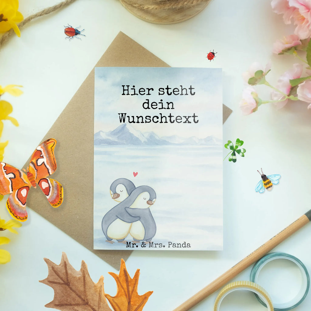 Personalised greetings card pingwiny Przytulanie Design Grußkarte selber drucken, Personalisierte Glückwunschkarte, Personalisierte Geburtstagskarte, Personalisierte Einladungskarte, Personalisiertere Klappkarte, Personalisierte Grußkarte, Grußkarte selbst gestalten, Personalisierte Hochzeitskarte, Grußkarte mit persönlichen Nachrichten, Grußkarte als Geldgeschenk, Personalisierte Karte, Grußkarten personalisiert, Grußkarte mit Namen, Liebe, Partner, Freund, Freundin, Ehemann, Ehefrau, Heiraten, Verlobung, Heiratsantrag, Liebesgeschenk, Jahrestag, Hocheitstag, Geschenk für Frauen, Geschenk für Freundin, Valentinstag, Geschenk für Partner, Hochzeitstag, Liebesbeweis, für Ehemann, für Männer, Mitbringsel