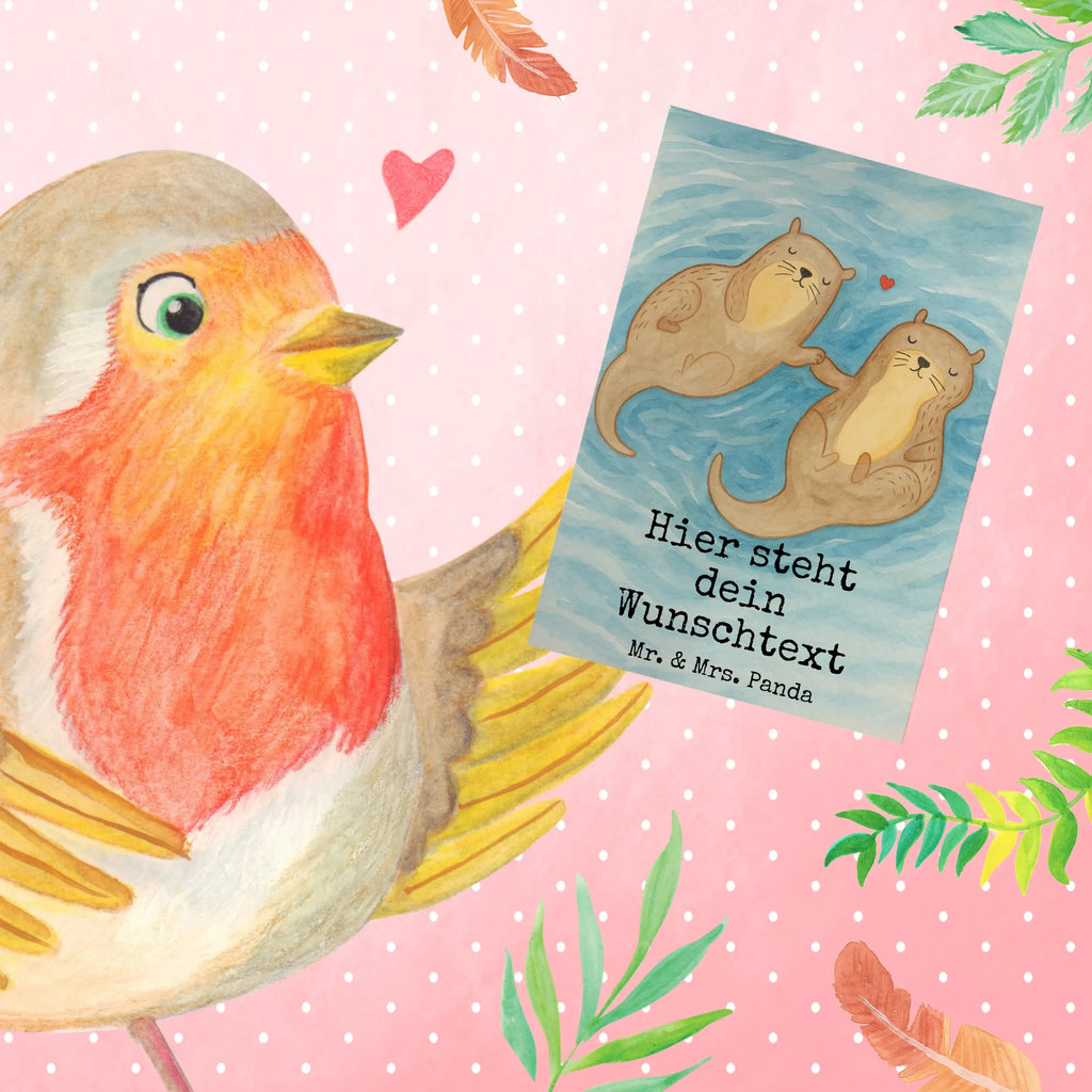 Personalised greetings card otter holding hands Design Personalisierte Glückwunschkarte, Personalisierte Geburtstagskarte, Personalisiertere Klappkarte, Personalisierte Einladungskarte, Grußkarte selber drucken, Personalisierte Grußkarte, Grußkarte als Geldgeschenk, Grußkarte mit Namen, Personalisierte Hochzeitskarte, Grußkarte mit persönlichen Nachrichten, Grußkarten personalisiert, Personalisierte Karte, Grußkarte selbst gestalten, Otter, Fischotter, Seeotter, Otter Seeotter See Otter