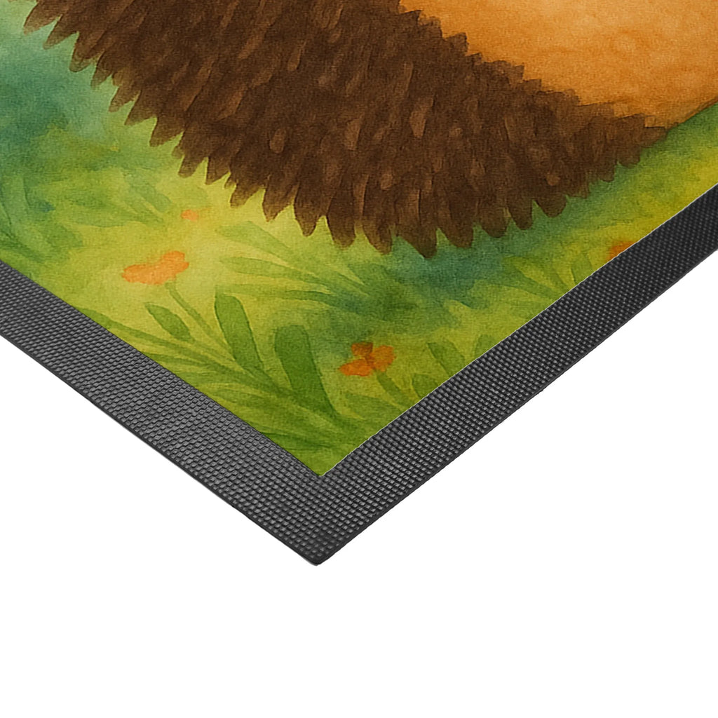Personalisierte Fußmatte Igel Blumen Design Wunschnamen, Türvorleger mit Namen, Personalisieruung, Personalisierte Fußmatte, Personalisiert, Bedrucken, Fußmatte bedrucken, Türvorleger personalisiert, Fußmatte mit Namen, Namensfussmatte, Haustürmatte personalisiert, Tiermotive, Gute Laune, lustige Sprüche, Tiere, krank, Gute Besserung, Genesungswünsche, Krankheit, Igel, Besuch, Krankenhaus
