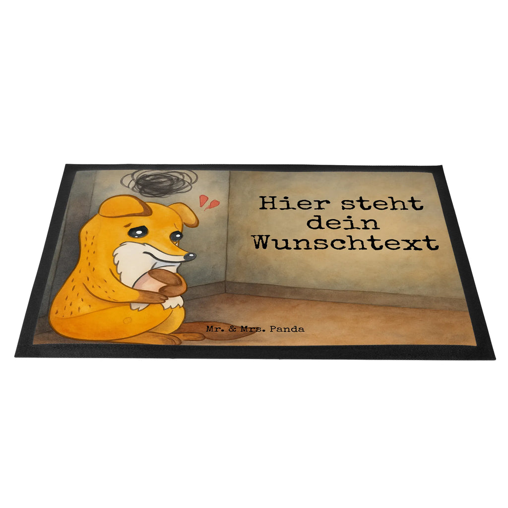 Personalisierte Fußmatte Fuchs Depressionen Design Fußmatte bedrucken, Fußmatte mit Namen, Türvorleger personalisiert, Personalisiert, Haustürmatte personalisiert, Personalisieruung, Namensfussmatte, Bedrucken, Wunschnamen, Türvorleger mit Namen, Personalisierte Fußmatte, depressiv, Depressionen, Fuchs