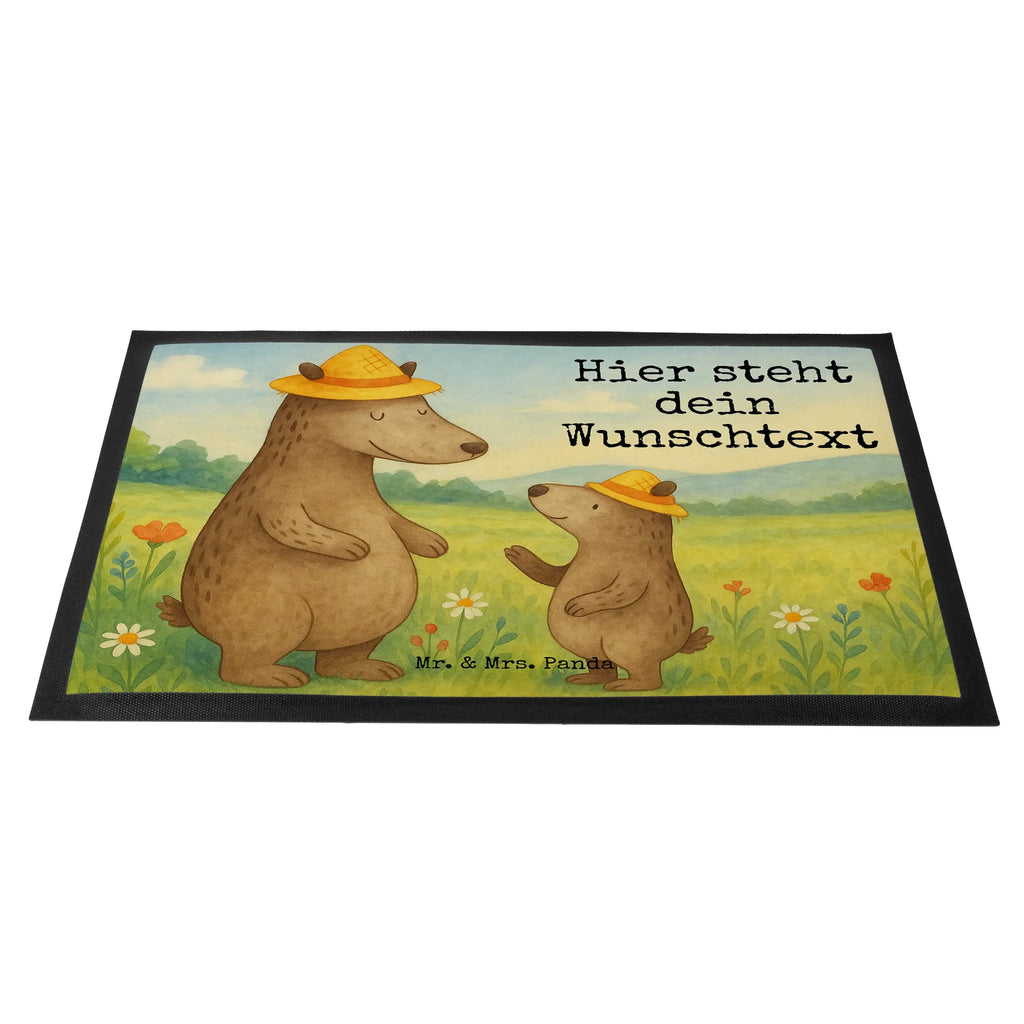 Personalized doormat Bears with hats Design Personalisiert, Wunschnamen, Fußmatte bedrucken, Bedrucken, Fußmatte mit Namen, Personalisierte Fußmatte, Türvorleger personalisiert, Namensfussmatte, Türvorleger mit Namen, Personalisieruung, Haustürmatte personalisiert, Familie, Vatertag, Muttertag, Bruder, Schwester, Mama, Papa, Oma, Opa, Bär, Paps, Söhne, Lieblingsmensch, Family, Vater-Sohn, Dad, Kind, Papi, Vater, Bären, Vorbild, Kinder, Daddy, Sohn