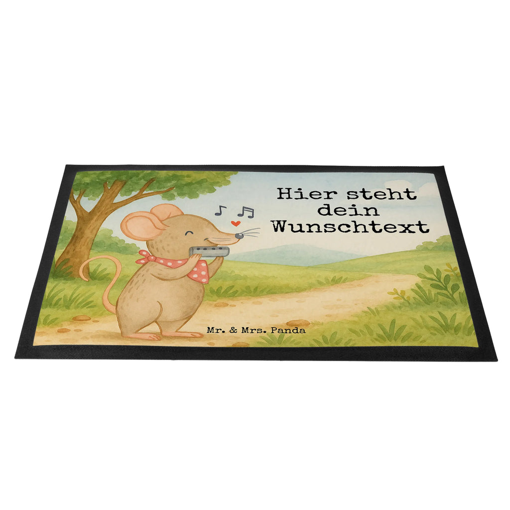 Personalisierte Fußmatte Maus Mundharmonika Design Fußmatte bedrucken, Türvorleger personalisiert, Bedrucken, Namensfussmatte, Türvorleger mit Namen, Personalisierte Fußmatte, Fußmatte mit Namen, Haustürmatte personalisiert, Personalisieruung, Personalisiert, Wunschnamen, Instrumente, Geschenke Musiker, Musikliebhaber, Mundharmonika, Lagerfeuer, Maus, Gesang
