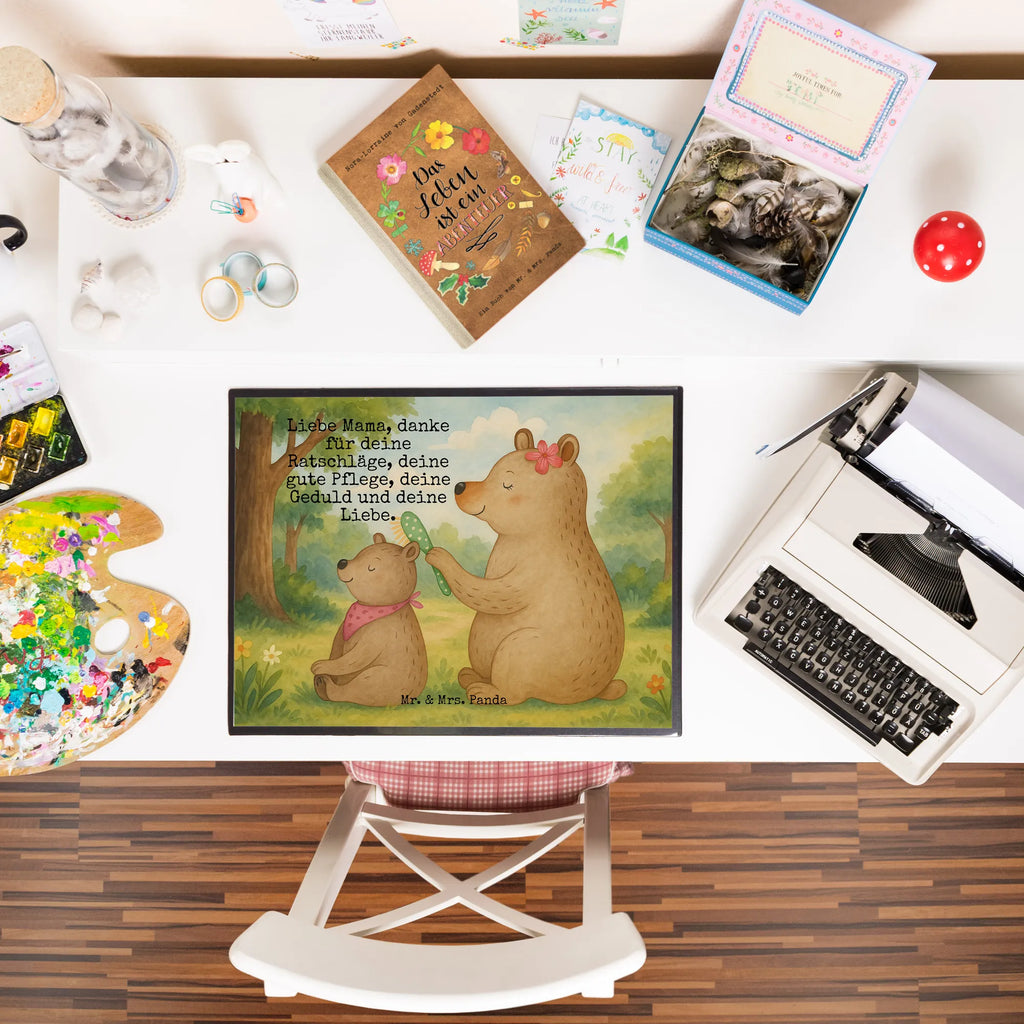 Schreibtischunterlage Bär Kind Design Schreibunterlage, Schreibtischauflage, Bürobedarf, Büroartikel, Schreibwaren, Schreibtisch Unterlagen, Schreibtischunterlage Groß, Familie, Vatertag, Muttertag, Bruder, Schwester, Mama, Papa, Oma, Opa, Geschenk, Mutti, Mutter