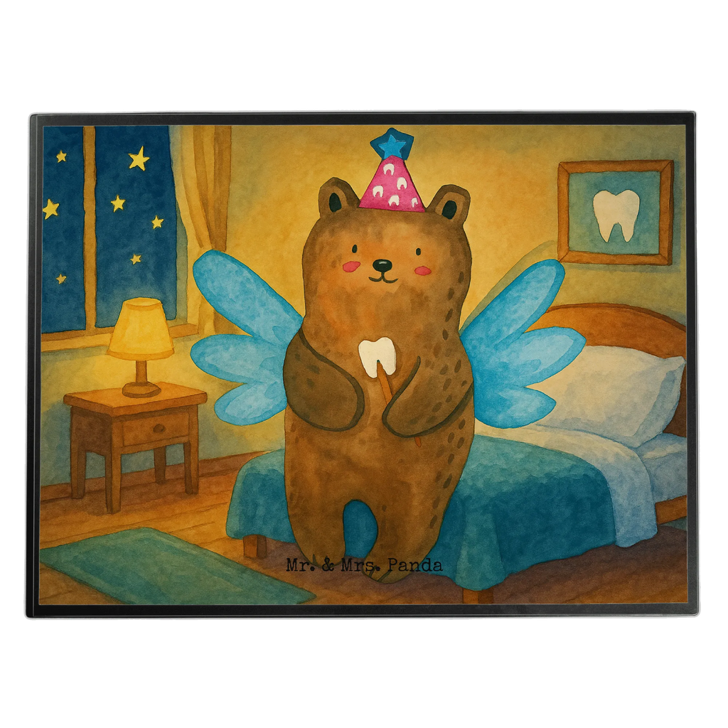 Desk pad bear tooth fairy Design Schreibunterlage, Schreibtischauflage, Bürobedarf, Büroartikel, Schreibwaren, Schreibtisch Unterlagen, Schreibtischunterlage Groß, Bär, Teddy, Teddybär, Zahnfee, Fee, Milchzahn, Erster Zahn