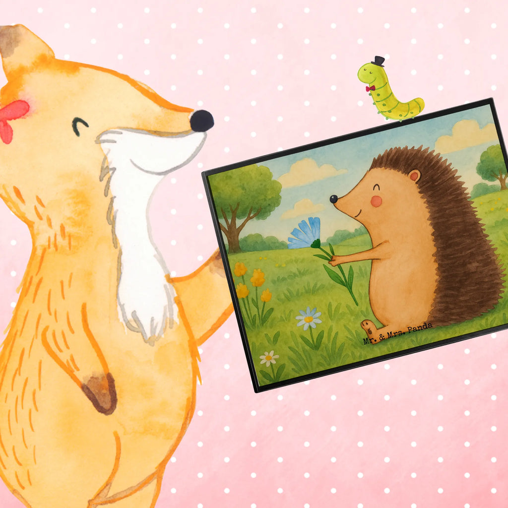 Schreibtischunterlage Igel Blumen Design Schreibtischunterlage Groß, Bürobedarf, Büroartikel, Schreibunterlage, Schreibtischauflage, Schreibtisch Unterlagen, Schreibwaren, Tiermotive, Gute Laune, lustige Sprüche, Tiere, Besuch, Genesungswünsche, Krankheit, Igel, Gute Besserung, krank, Krankenhaus