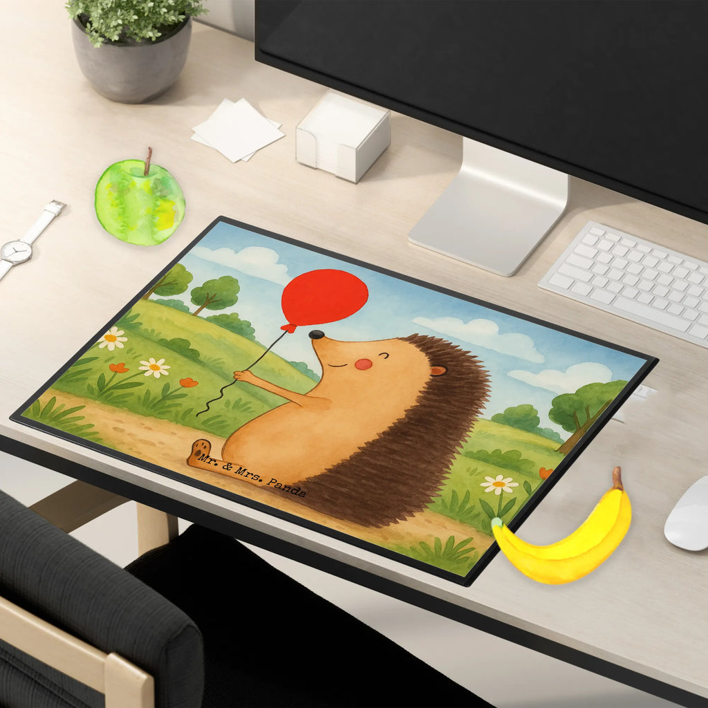 Podkładka na biurko jeż balon Design Schreibunterlage, Schreibtischauflage, Bürobedarf, Büroartikel, Schreibwaren, Schreibtisch Unterlagen, Schreibtischunterlage Groß, Tiermotive, Gute Laune, lustige Sprüche, Tiere, Igel, Geburtstag, Herzlichen Glückwunsch, Glückwunsch, Geburtstagskind, Ballon, Happy Birthday