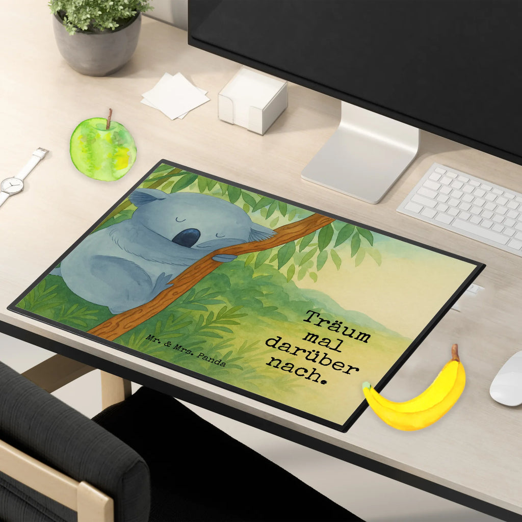 Desk pad koala Design Schreibtisch Unterlagen, Schreibunterlage, Bürobedarf, Büroartikel, Schreibwaren, Schreibtischauflage, Schreibtischunterlage Groß, Tiermotive, Gute Laune, lustige Sprüche, Tiere, Bär, träumen, Koala, Traumland, schlafen, Schlafzimmer, Traum, Koalabär