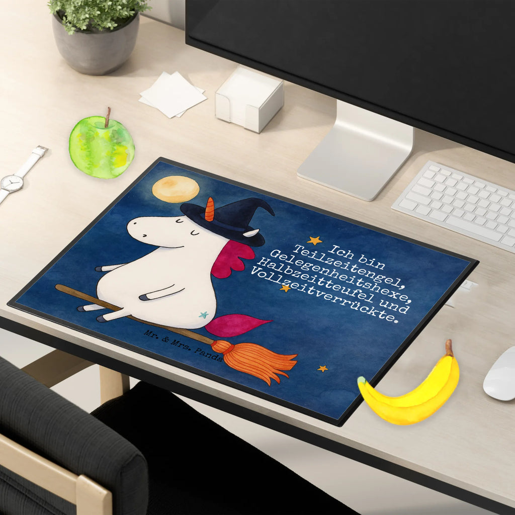 Schreibtischunterlage Einhorn Hexe Design Schreibunterlage, Schreibtischauflage, Bürobedarf, Büroartikel, Schreibwaren, Schreibtisch Unterlagen, Schreibtischunterlage Groß, Einhorn, Einhörner, Einhorn Deko, Unicorn, Frau, Ehefrau, Hexe, Teufel, Engel, Verrückte, Freundin, Leben, Zicke