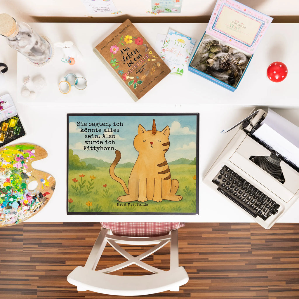 Schreibtischunterlage Einhorn Katze Design Schreibunterlage, Schreibtischauflage, Bürobedarf, Büroartikel, Schreibwaren, Schreibtisch Unterlagen, Schreibtischunterlage Groß, Einhorn, Einhörner, Einhorn Deko, Unicorn, Katzer, Mieze, Regenbogen, Glitzer, Einhornpower, Erwachsenwerden, Katze, Katzenhorn, Einhornkatze, Kittyhorn