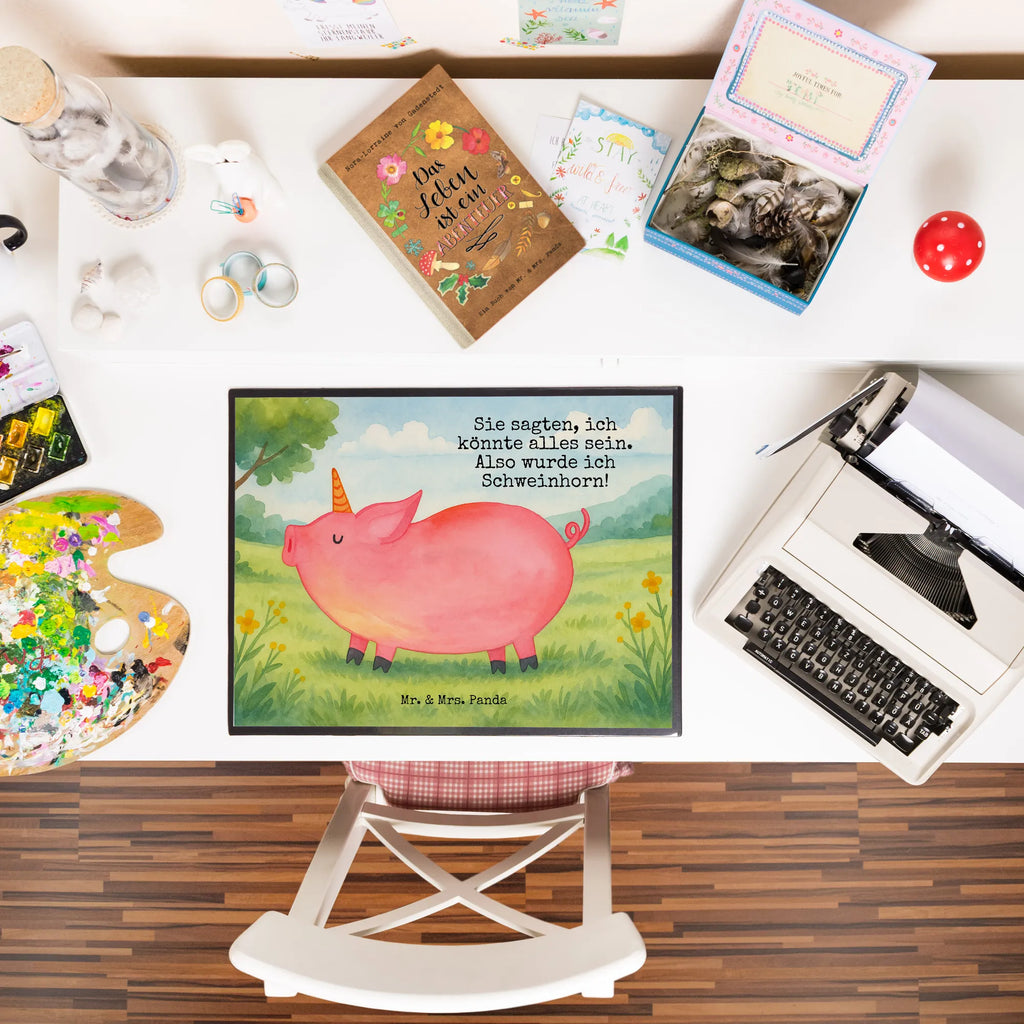 Schreibtischunterlage Einhorn Schwein Design Schreibunterlage, Schreibtischauflage, Bürobedarf, Büroartikel, Schreibwaren, Schreibtisch Unterlagen, Schreibtischunterlage Groß, Einhorn, Einhörner, Einhorn Deko, Unicorn, Party, Spaß, Schwein, Schweinhorn, Bauer, witzig. lustig, Spruch, geschenk, Pig, Piggy, funny, english, englisch