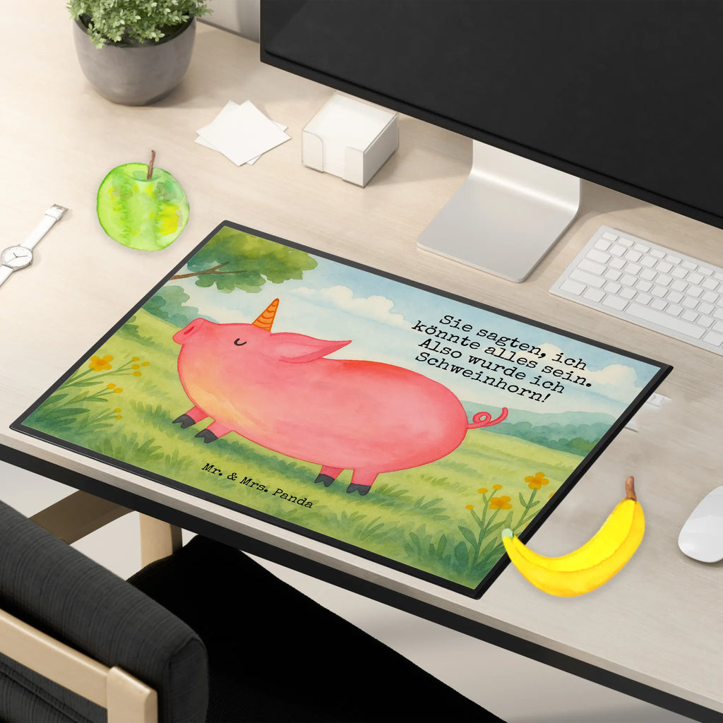 Schreibtischunterlage Einhorn Schwein Design Schreibunterlage, Schreibtischauflage, Bürobedarf, Büroartikel, Schreibwaren, Schreibtisch Unterlagen, Schreibtischunterlage Groß, Einhorn, Einhörner, Einhorn Deko, Unicorn, Party, Spaß, Schwein, Schweinhorn, Bauer, witzig. lustig, Spruch, geschenk, Pig, Piggy, funny, english, englisch
