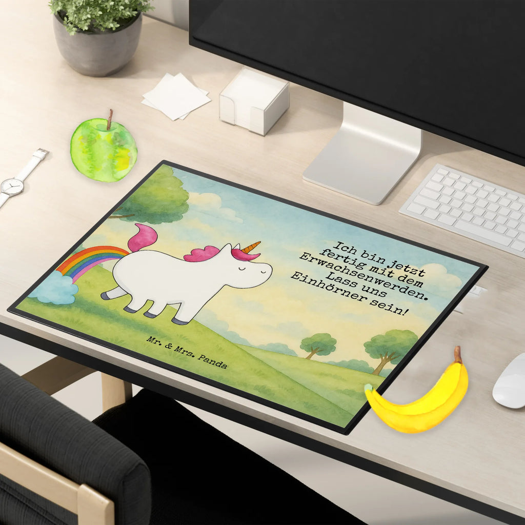 Podkładka na biurko Jednorożec puszczać bąki Design Schreibunterlage, Schreibtischauflage, Bürobedarf, Büroartikel, Schreibwaren, Schreibtisch Unterlagen, Schreibtischunterlage Groß, Einhorn, Einhörner, Einhorn Deko, Unicorn, Pups, Regenbogen, Glitzer, Einhornpower, Erwachsenwerden, Spaß, lustig, Freundin