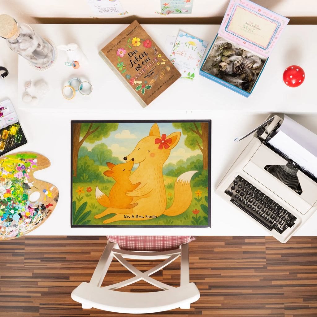 Schreibtischunterlage Fuchs Mama Design Büroartikel, Schreibwaren, Schreibtisch Unterlagen, Schreibtischauflage, Bürobedarf, Schreibtischunterlage Groß, Schreibunterlage, Familie, Vatertag, Muttertag, Bruder, Schwester, Mama, Papa, Oma, Opa, Mutter, Lieblingstochter, Beste Tochter, Tochter, Geschenk