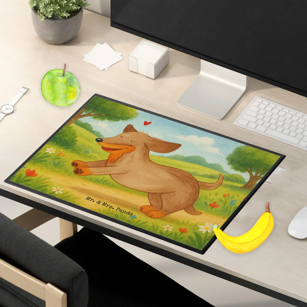Desk pad Dog dachshund Design Büroartikel, Bürobedarf, Schreibunterlage, Schreibtischunterlage Groß, Schreibtisch Unterlagen, Schreibtischauflage, Schreibwaren, Hund, Hundemotiv, Haustier, Hunderasse, Tierliebhaber, Hundebesitzer, Sprüche, Dackel, happy dog, Hunde, Dachshund