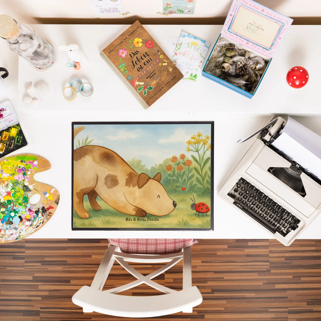 Schreibtischunterlage Hund Marienkäfer Design Schreibunterlage, Schreibtischauflage, Bürobedarf, Büroartikel, Schreibwaren, Schreibtisch Unterlagen, Schreibtischunterlage Groß, Hund, Hundemotiv, Haustier, Hunderasse, Tierliebhaber, Hundebesitzer, Sprüche, Hunde, Hundespruch, Marienkäfer, Mischling, Mischlinghund