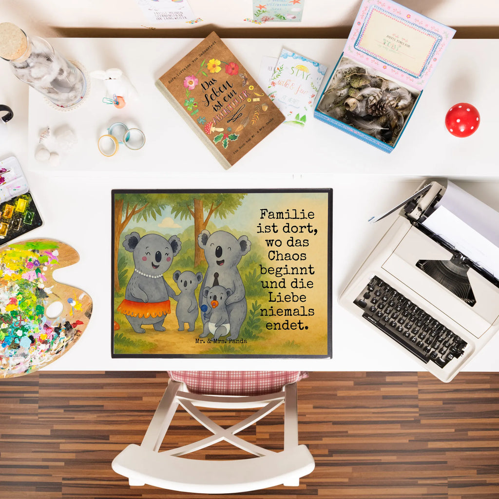 Schreibtischunterlage Koala Familie Design Schreibtischauflage, Schreibwaren, Schreibunterlage, Büroartikel, Bürobedarf, Schreibtisch Unterlagen, Schreibtischunterlage Groß, Familie, Vatertag, Muttertag, Bruder, Schwester, Mama, Papa, Oma, Opa, Kinder, Koala, Koalas, Family, Geschwister, Familienleben