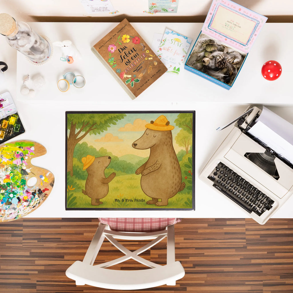 Podkładka na biurko Niedźwiedzie z kapeluszami Design Schreibunterlage, Schreibtischauflage, Bürobedarf, Büroartikel, Schreibwaren, Schreibtisch Unterlagen, Schreibtischunterlage Groß, Familie, Vatertag, Muttertag, Bruder, Schwester, Mama, Papa, Oma, Opa, Bär, Bären, Vater, Papi, Paps, Dad, Daddy, Lieblingsmensch, Sohn, Söhne, Kind, Kinder, Vater-Sohn, Family, Vorbild