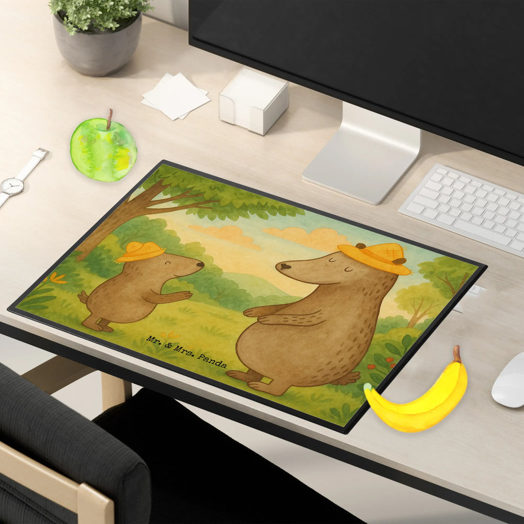 Podkładka na biurko Niedźwiedzie z kapeluszami Design Schreibunterlage, Schreibtischauflage, Bürobedarf, Büroartikel, Schreibwaren, Schreibtisch Unterlagen, Schreibtischunterlage Groß, Familie, Vatertag, Muttertag, Bruder, Schwester, Mama, Papa, Oma, Opa, Bär, Bären, Vater, Papi, Paps, Dad, Daddy, Lieblingsmensch, Sohn, Söhne, Kind, Kinder, Vater-Sohn, Family, Vorbild