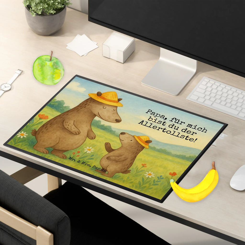 Podkładka na biurko Niedźwiedzie z kapeluszami Design Schreibunterlage, Schreibtischauflage, Bürobedarf, Büroartikel, Schreibwaren, Schreibtisch Unterlagen, Schreibtischunterlage Groß, Familie, Vatertag, Muttertag, Bruder, Schwester, Mama, Papa, Oma, Opa, Bär, Bären, Vater, Papi, Paps, Dad, Daddy, Lieblingsmensch, Sohn, Söhne, Kind, Kinder, Vater-Sohn, Family, Vorbild