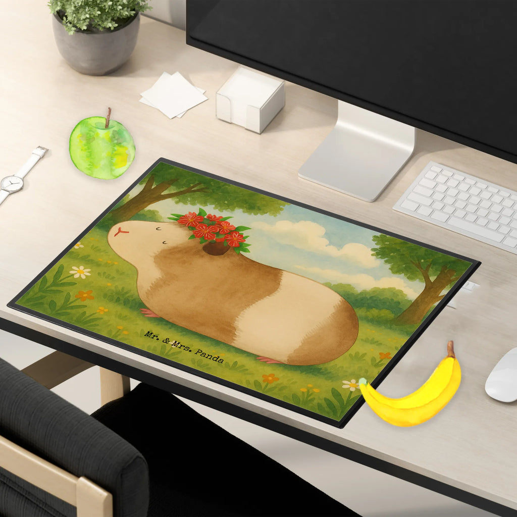 Podkładka na biurko świnka morska mądrość Design Schreibunterlage, Schreibtischauflage, Bürobedarf, Büroartikel, Schreibwaren, Schreibtisch Unterlagen, Schreibtischunterlage Groß, Tiermotive, Gute Laune, lustige Sprüche, Tiere, Meerschweinchen, Meerie, Meeries, Wunder, Blumenkind, Realität, Spruch, Weisheit, Motivation, Wunderland