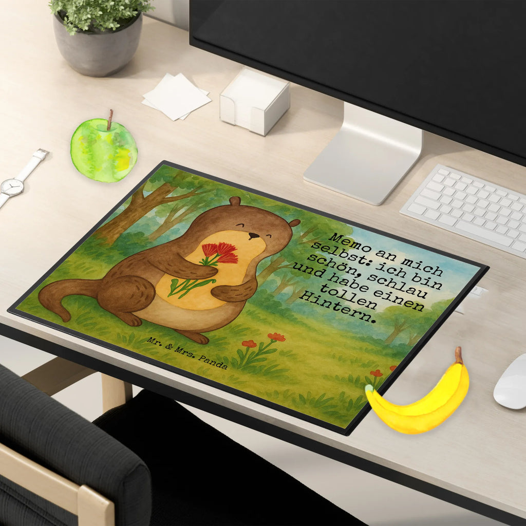 Schreibtischunterlage Otter Blumenstrauß Design Schreibtisch Unterlagen, Schreibtischauflage, Schreibtischunterlage Groß, Schreibunterlage, Bürobedarf, Schreibwaren, Büroartikel, Otter, Fischotter, Seeotter, Otter Seeotter See Otter