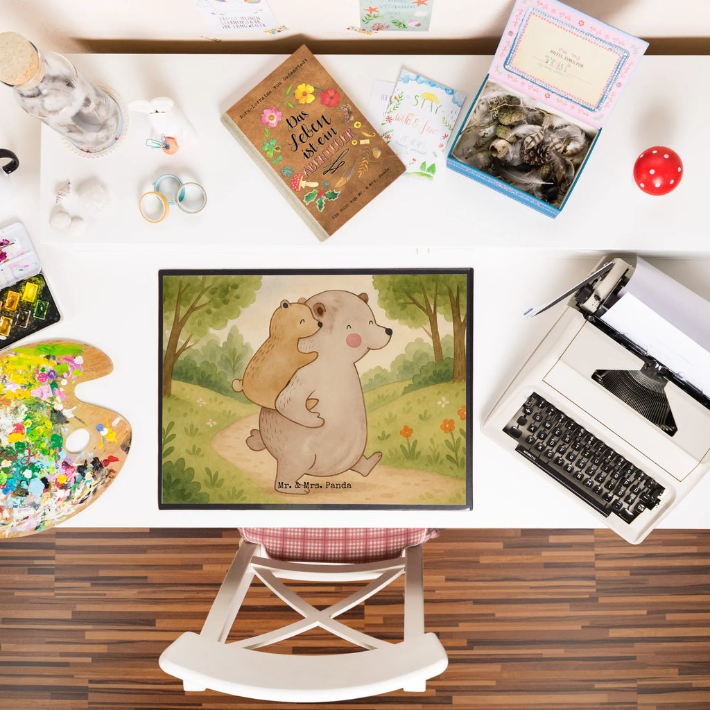 Schreibtischunterlage Papa Bär Design Schreibunterlage, Schreibtischauflage, Bürobedarf, Büroartikel, Schreibwaren, Schreibtisch Unterlagen, Schreibtischunterlage Groß, Familie, Vatertag, Muttertag, Bruder, Schwester, Mama, Papa, Oma, Opa, Geschenk, Vater, Papi, Vati, Onkel, Geburtstag
