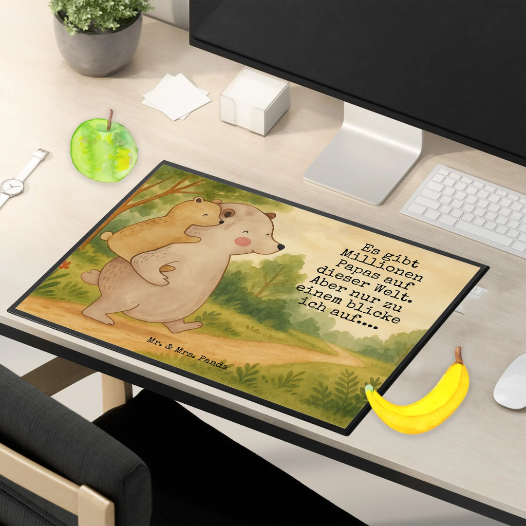 Schreibtischunterlage Papa Bär Design Schreibunterlage, Schreibtischauflage, Bürobedarf, Büroartikel, Schreibwaren, Schreibtisch Unterlagen, Schreibtischunterlage Groß, Familie, Vatertag, Muttertag, Bruder, Schwester, Mama, Papa, Oma, Opa, Geschenk, Vater, Papi, Vati, Onkel, Geburtstag