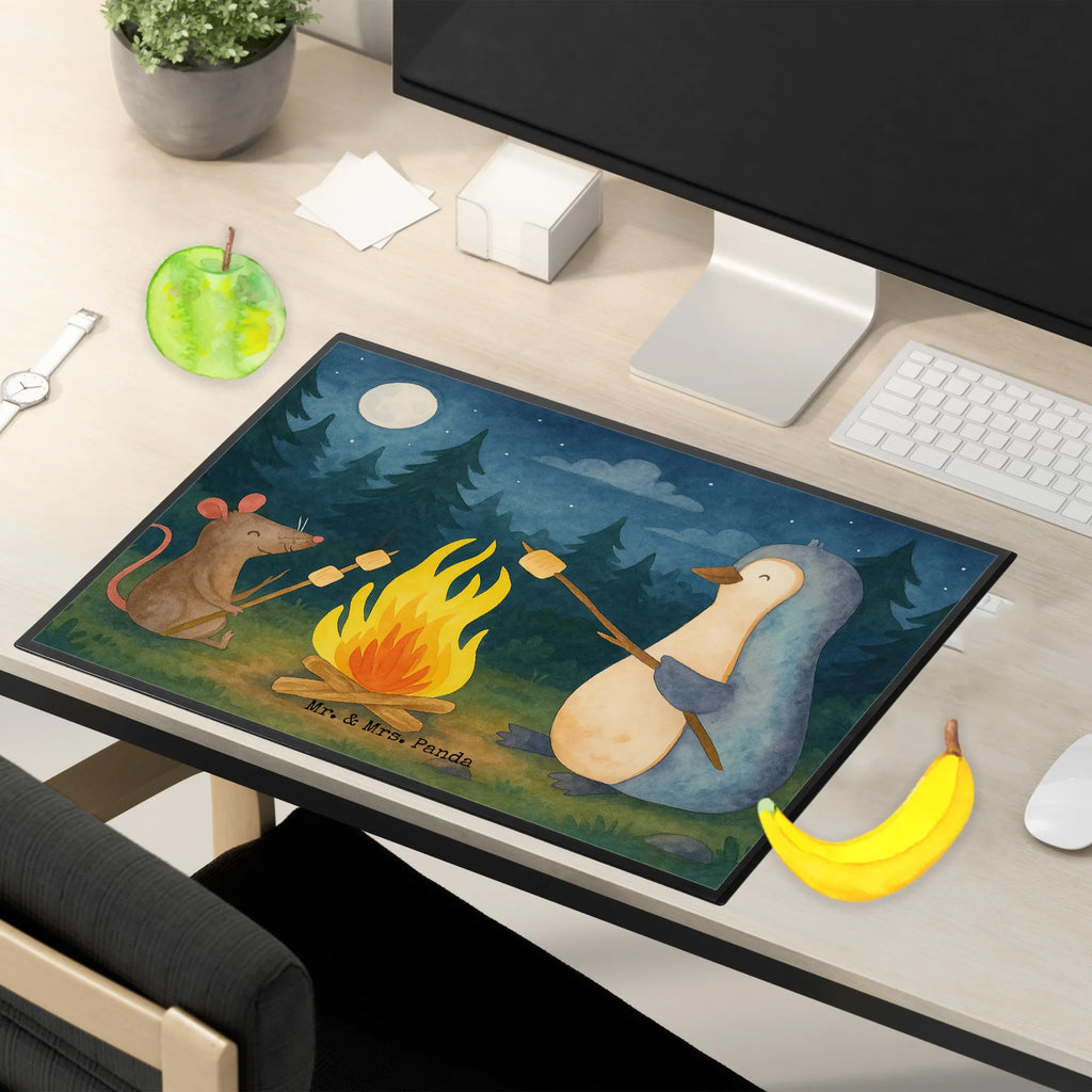 Podkładka na biurko pingwin ognisko Design Schreibunterlage, Schreibtischauflage, Bürobedarf, Büroartikel, Schreibwaren, Schreibtisch Unterlagen, Schreibtischunterlage Groß, Pinguin, Maus, Pinguine, Lagerfeuer, Leben, Arbeit, Job, Motivation, Büro, Büroalltag, Lebensspruch, Lebensmotivation, Neustart, Liebe, grillen, Feuer, Marshmallows