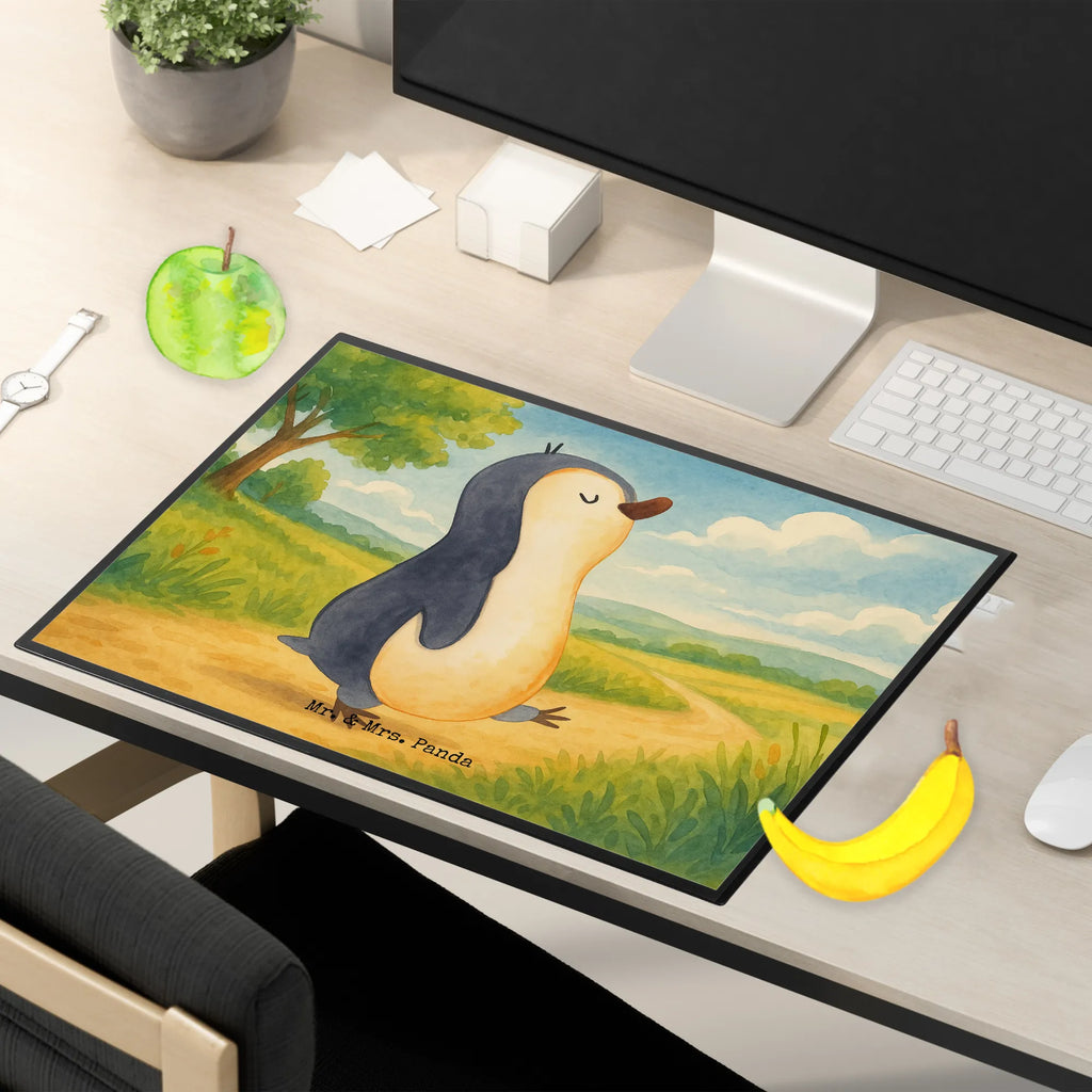 Schreibtischunterlage Pinguin marschieren Design Büroartikel, Bürobedarf, Schreibwaren, Schreibtischunterlage Groß, Schreibunterlage, Schreibtisch Unterlagen, Schreibtischauflage, Pinguin, Langschläfer, Frühaufsteher, Bruder, Familie, Schwester, Pinguine