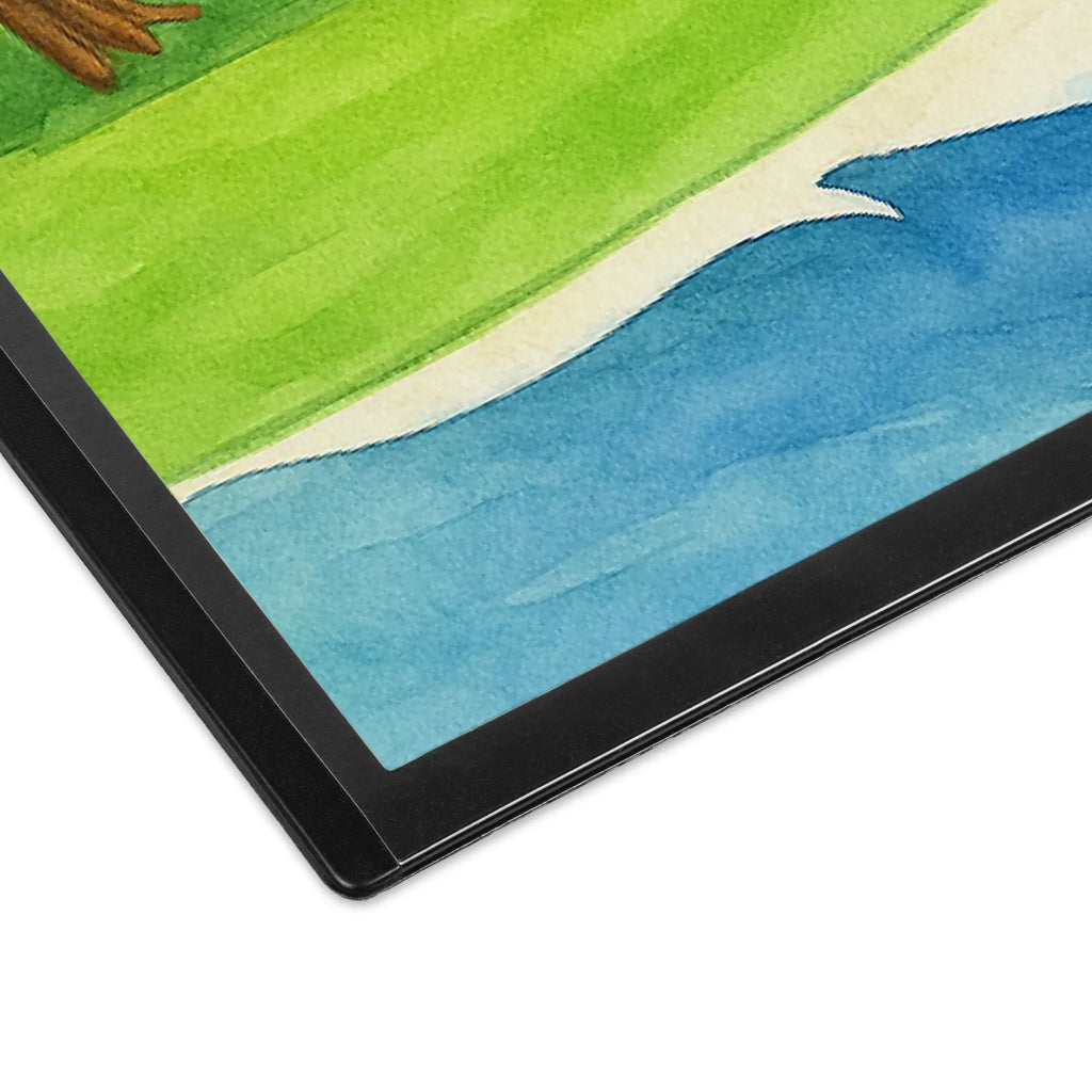 Podkładka na biurko Pingwin surfista Design Schreibunterlage, Schreibtischauflage, Bürobedarf, Büroartikel, Schreibwaren, Schreibtisch Unterlagen, Schreibtischunterlage Groß, Pinguin, Pinguine, surfen, Surfer, Hawaii, Urlaub, Wellen, Wellen reiten, Portugal