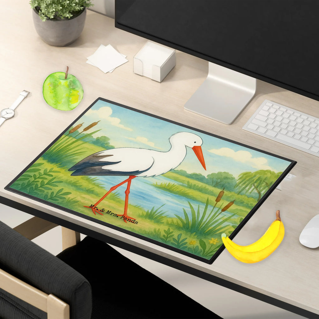 Desk pad Stork Design Schreibunterlage, Schreibtischauflage, Bürobedarf, Büroartikel, Schreibwaren, Schreibtisch Unterlagen, Schreibtischunterlage Groß, Tiermotive, Gute Laune, lustige Sprüche, Tiere, Storch, Störche, Schwangerschaft, Geburt, Mutter, Mütter, Mutter werden, Schwanger, Babybauch, Baby