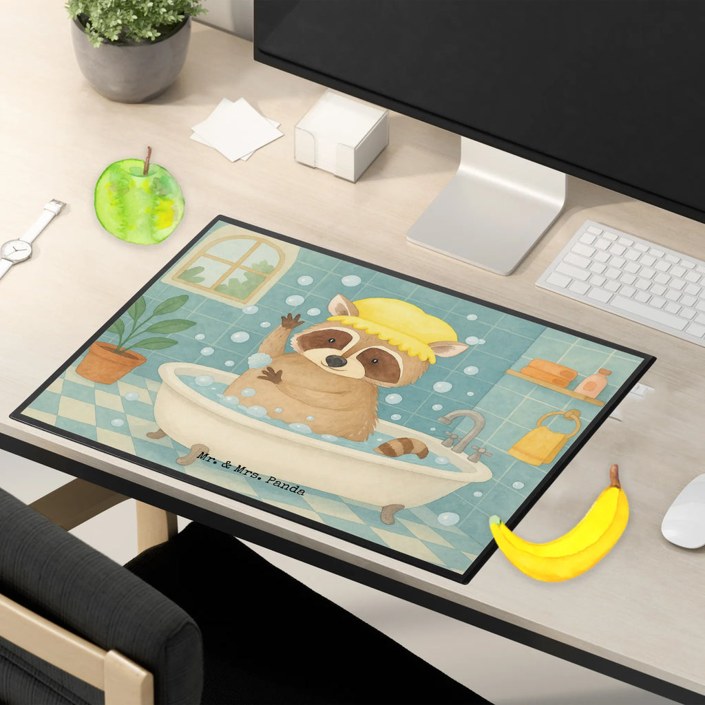 Schreibtischunterlage Waschbär Design Schreibunterlage, Schreibtischauflage, Bürobedarf, Büroartikel, Schreibwaren, Schreibtisch Unterlagen, Schreibtischunterlage Groß, Tiermotive, Gute Laune, lustige Sprüche, Tiere, Waschbär, Tagträumen, Plan, Fröhlich, waschen, Seifenblasen