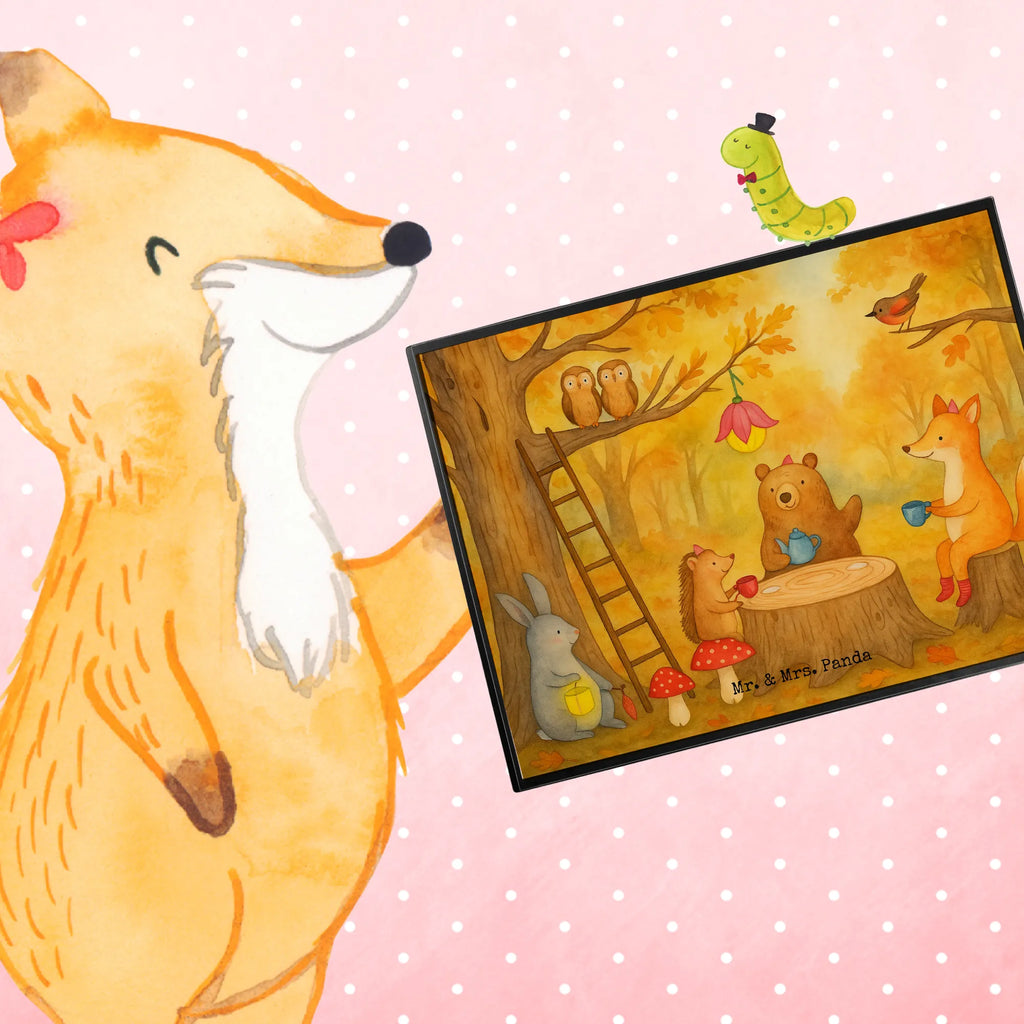 Desk pad forest animals picnic Design Schreibunterlage, Schreibtischauflage, Bürobedarf, Büroartikel, Schreibwaren, Schreibtisch Unterlagen, Schreibtischunterlage Groß, Tiermotive, Gute Laune, lustige Sprüche, Tiere, Waldtiere, Picknick, Wald, Fuchs, Hase, Igel, Maus, Eichhörnchen