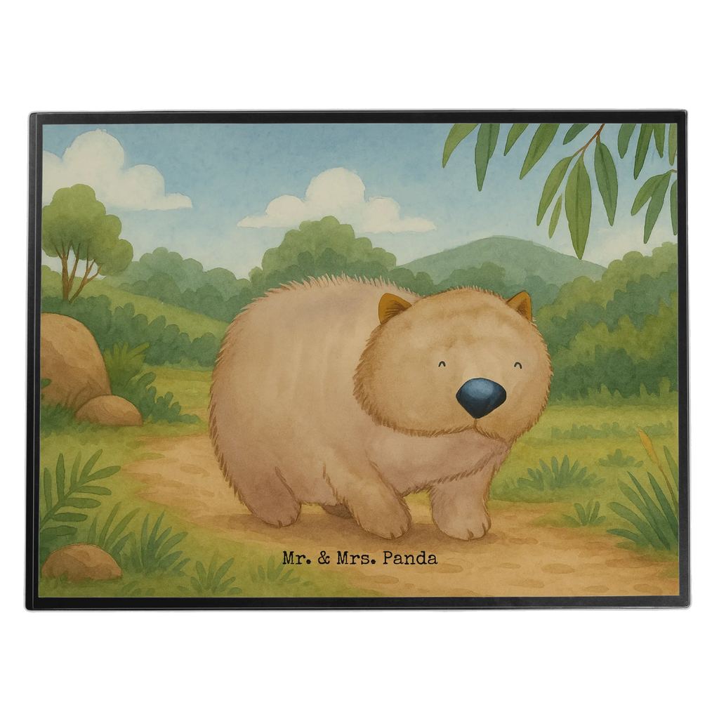 Schreibtischunterlage Wombat Design Schreibunterlage, Schreibtischauflage, Bürobedarf, Büroartikel, Schreibwaren, Schreibtisch Unterlagen, Schreibtischunterlage Groß, Tiermotive, Gute Laune, lustige Sprüche, Tiere, Wombat, Das Leben ist schön, Motivation, Spruch, Australien