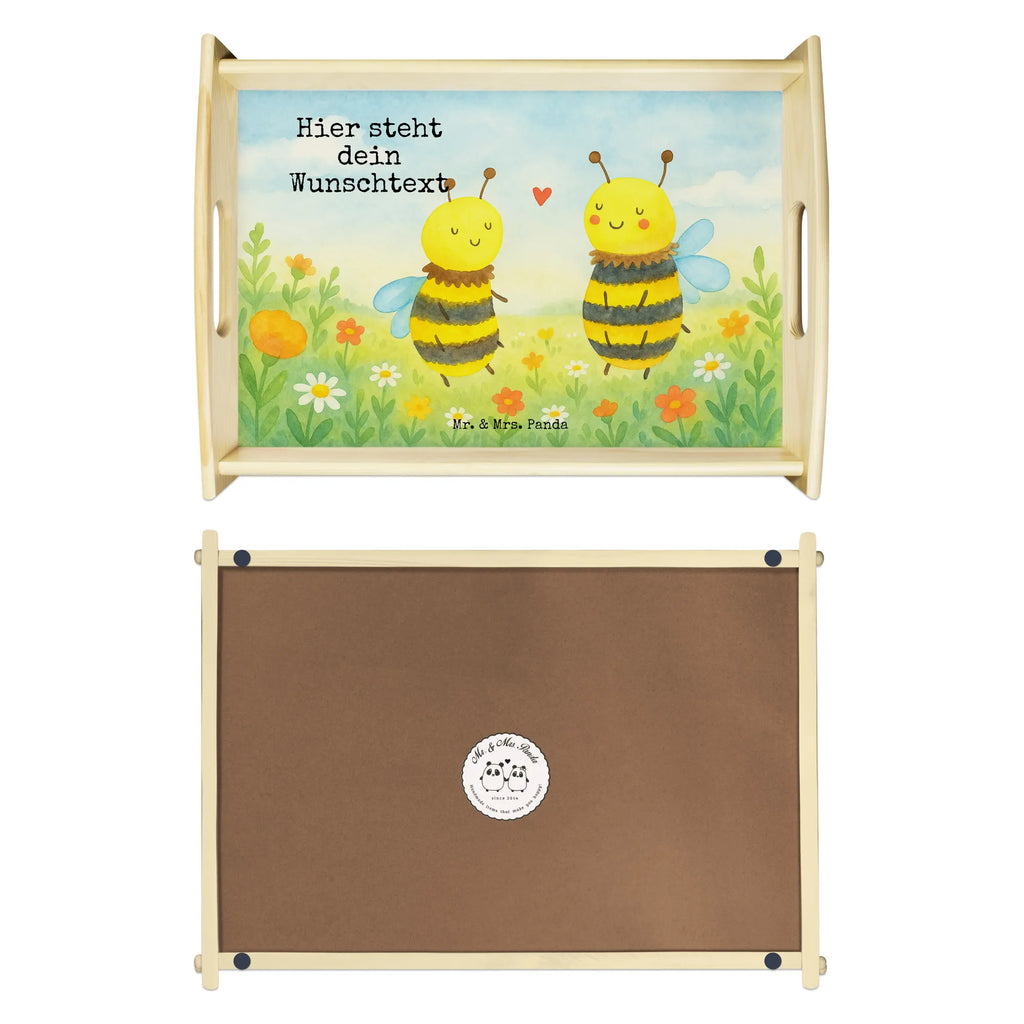 Personalised serving tray bee In love Design Personalisiertes Frühstückstablett, Personalisiertes Küchentablett, Tablett mit Namen, Personalisiertes Dekotablett, Personalisiertes Tablett, Personalisiertes Serviertablett, Serviertablett mit Namen, Personalisiertes Holztablett, Biene, Wespe, Hummel